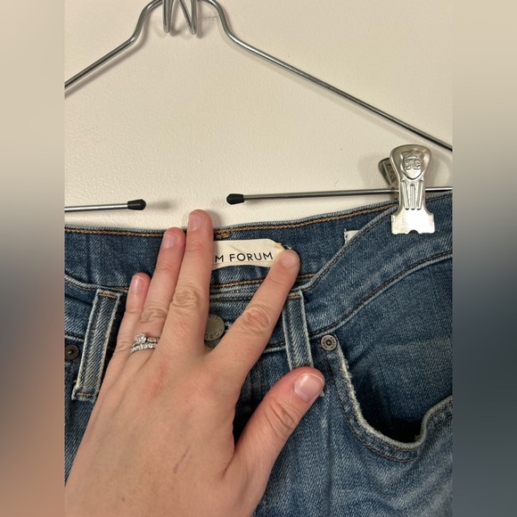 Denim Forum Arlo High Rise Straight Size 27 - Picture 6 of 8